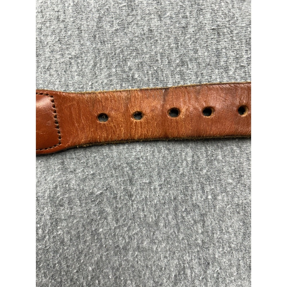 Leather Man Ltd World Wide Sportsman Canvas Belt‎ Blue Fish Men's 42 - Picture 10 of 10